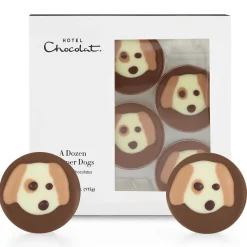 A Dozen Chocolate Dapper Dogs
