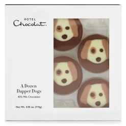 A Dozen Chocolate Dapper Dogs