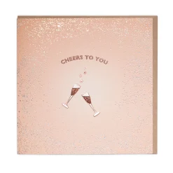 Cheers To You Blank Greetings Card
