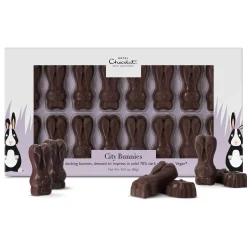 Dark Chocolate City Easter Bunnies