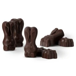 Dark Chocolate City Easter Bunnies