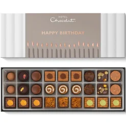 Exquisitely Nutty Sleekster with Happy Birthday Sleeve