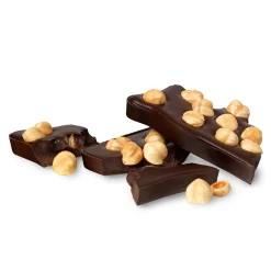 Hazelnut 70% Dark Chocolate 100g Slab Selector
