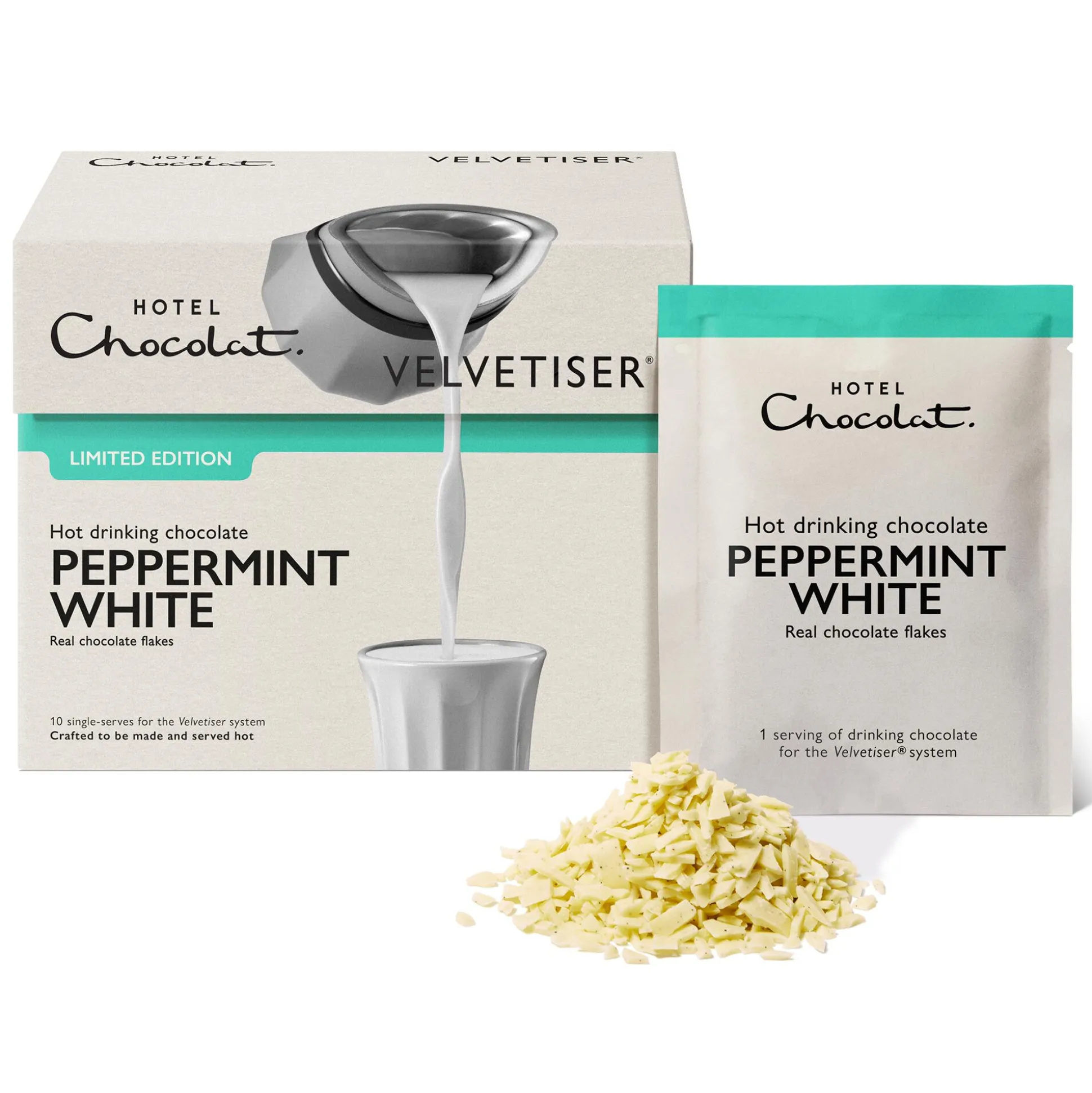Peppermint-White Hot Chocolate Sachets – Limited Edition