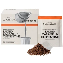 Salted Caramel & Clementine Hot Chocolate Sachets